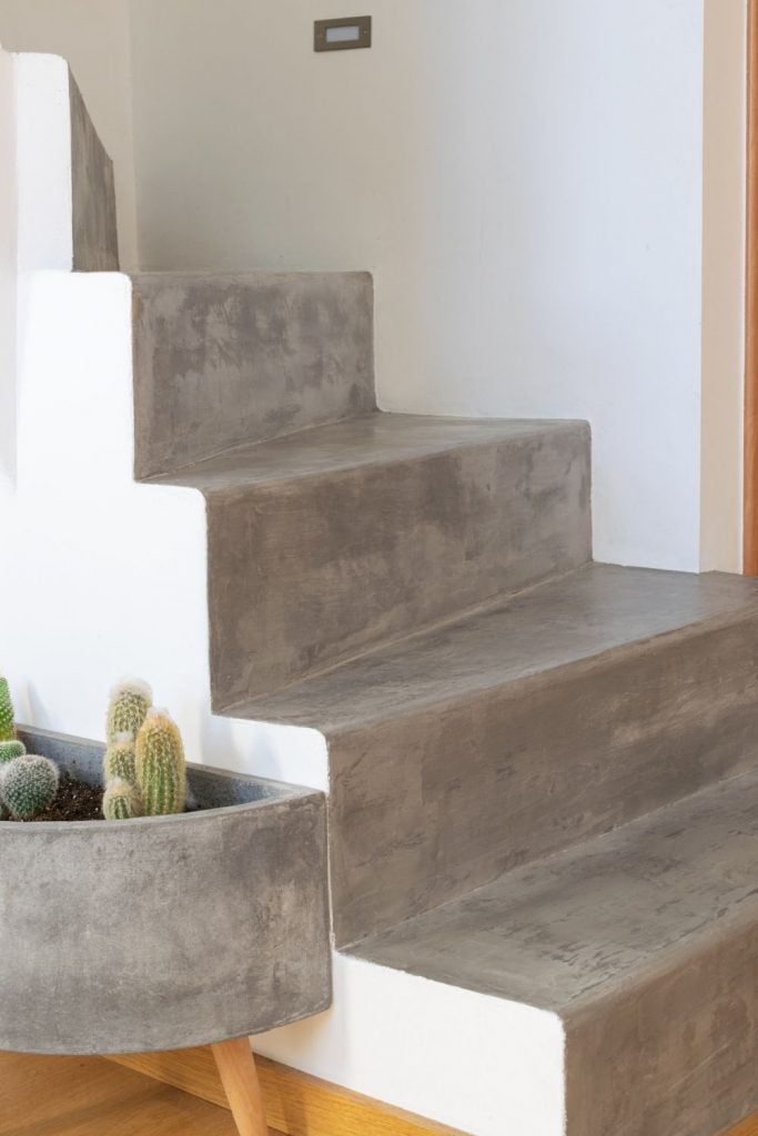microcement stairs