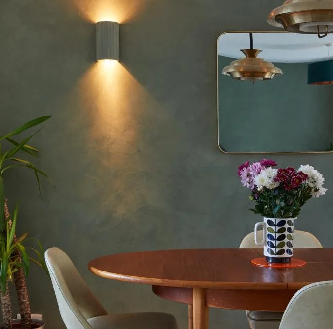 Polished Plaster: Sustainable Finishes.